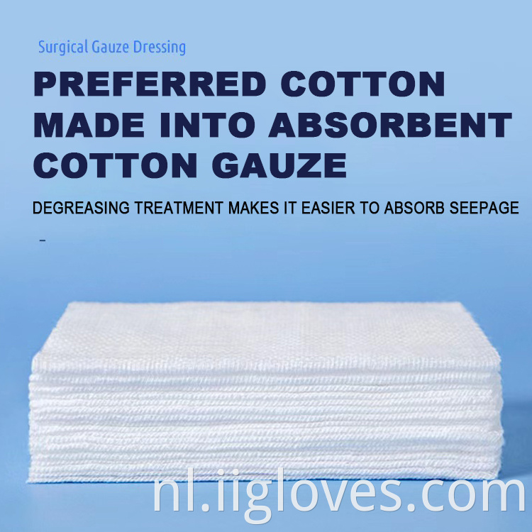 OEM Hospital Medical Ultrasonic 100% Cotton Medical Materials & Accessoires Eco Vriendelijk Medisch niet geweven gaas